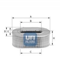 Фильтр воздушный UFI 27.604.00 (фото 1)