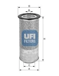 Повітряний фільтр UFI 2761800