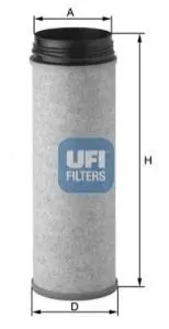 Повітряний фільтр UFI 27A0400
