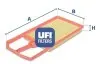 Воздушный фильтр UFI (3012400) изображение 1