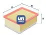 Фільтр повітряний UFI (3024400) зображення 1