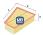 Воздушный фильтр UFI (3033100) изображение 1
