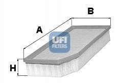 Повітряний фільтр UFI 30.355.00 (фото 1)