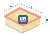 Воздушный фильтр - UFI 30.390.00 (1516725, 1803059, 1729860) 3039000