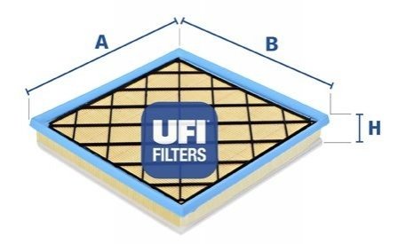 Фильтр воздушный - 30.404.00 (13272719, 834126, J13272719) UFI 3040400