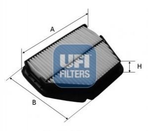Повітряний фільтр - 30.552.00 (22745824, 4802876) UFI 3055200