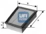 Фото Фільтр повітряний BMW 5 (F10)/X1 (E84) 1.6-3.0 09 UFI (3055700) зображення 1