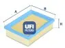 Воздушный фильтр UFI (30.814.00) изображение 1