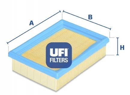 Повітряний фільтр UFI 30.814.00