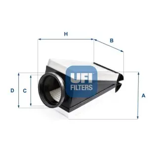 Фільтр повітряний MB C-class (W205) 2.2CDI OM651 14-18/GLC (X253) 2.2CDI OM651 15-19 UFI 30.B87.00 Купити в Україні
