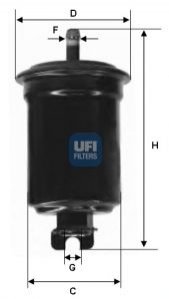 Фільтр палива - (25121591, B63013480A, E8GY9155A) UFI 3151600 (фото 1)
