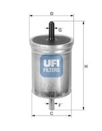 Фильтр топлива UFI 3156100 (фото 1)