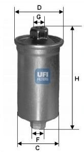 Фильтр топлива UFI 3169900 (фото 1)