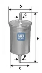 Фильтр топлива UFI 3172200