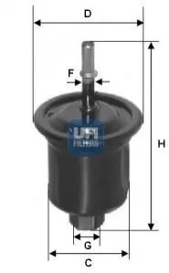 Фільтр палива UFI 3173100 Купити в Україні