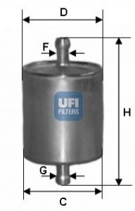 Паливний фільтр UFI 3176000