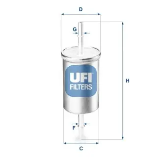 Топливный фильтр UFI 31.769.00