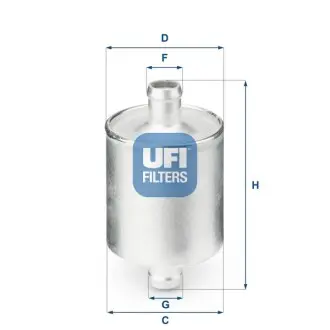 Топливный фильтр UFI 31.836.00