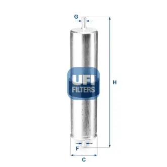 Фільтр паливний Mini (R50/R53) 1.4D 03-06 UFI 31.838.00