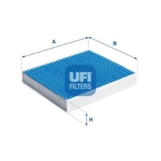 Фильтр салона (антиаллергия) UFI 34.136.00