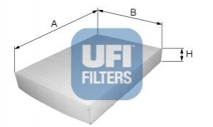 Фильтр воздуха (салона) UFI 5300200