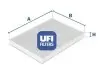 Фильтр воздуха (салона) UFI (5300600) изображение 1