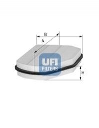 Фільтр повітря (салону) UFI 5300700 (фото 1)