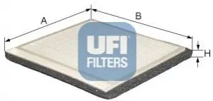 Фильтр воздуха (салона) UFI 5302100