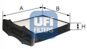 Фильтр воздуха (салона) - 53.105.00 (LR029773, JKR100280) UFI 5310500 (фото 1)