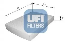 Фильтр воздуха (салона) UFI 5313600