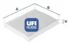 Фильтр воздуха (салона) UFI (5314900) изображение 1