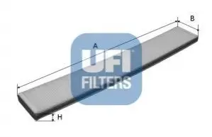 Фільтр салону BMW 3 (E46) 98-05/X3 (E83) 04- M43/M47/M52/M54/N42/N45/N46 UFI 5315800