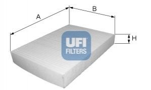 Фільтр салону UFI 53.298.00