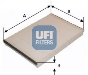 Фільтр повітряний (салону) UFI 5332400 Купити в Україні