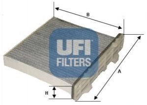 Фiльтр салону UFI 5414700