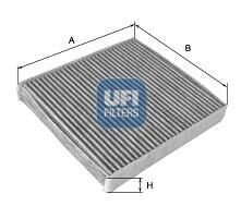 Фільтр салону вугільний UFI 5424500