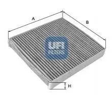 Фільтр повітряний (салону) UFI 5429200 Купити в Україні