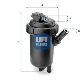 Фильтр топливный UFI 55.120.00