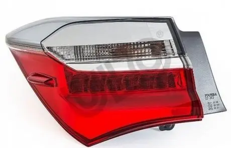 Ліхтар задній Лів (зовнішн, LED) TOYOTA COROLLA SDN E17 Седан 07.16-12.18 ULO 1137001