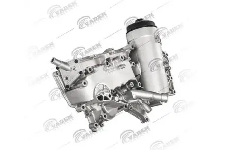 Корпус масляного радіатора MERCEDES ACCELO, ACTROS, ACTROS MP2 / MP3, TOURISMO (O 350), TRAVEGO (O 580) NEOPLAN SKYLINER, STARLINER SETRA 400 OM374.992-OM924.999 04.96 Vaden 0101108 Купити в Україні