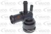 Фланець охолоджуючої рідини (кількість виходів: 4) AUDI A3, Q2 SEAT LEON, LEON ST SKODA KODIAQ I, OCTAVIA III, SUPERB III VW BEETLE, CC B7, GOLF SPORTSVAN VII, GOLF VII, JETTA IV 1.0-2.5 04.10- VAICO (V103538) зображення 1