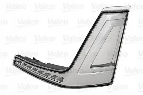 Лампа сигналу повороту переднього (колір скла: хром, LED) RVI T 01.13 Valeo 084940
