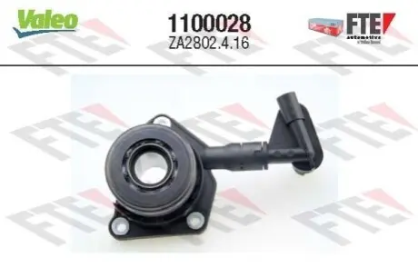 Підшипник зчеплення гідравлічний FORD B-MAX, ECOSPORT, FIESTA, FIESTA V, FIESTA VI, FOCUS I, FUSION, KA, KA+ III, TOURNEO COURIER B460, TRANSIT COURIER B460 MAZDA 2 1.0-2.0 10.98 Valeo 1100028 Купити в Україні