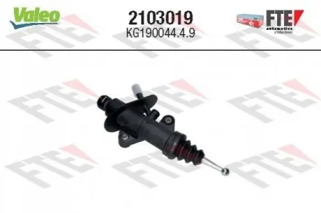 Головний циліндр зчеплення (19/19,05мм) FORD GALAXY I SEAT ALHAMBRA VW SHARAN 1.8-2.8 03.95-03.10 Valeo 2103019