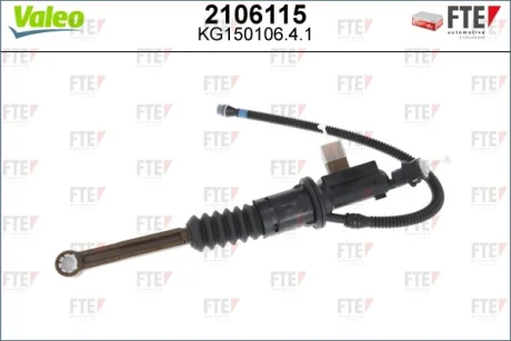 VALEO CITROEN Головний циліндр зчеплення CITROEN BERLINGO, DS5 PEUGEOT 3008, PARTNER, PARTNER TEPEE 1.2/1.6/1.6D 04.10 Valeo 2106115 Купить в Украине