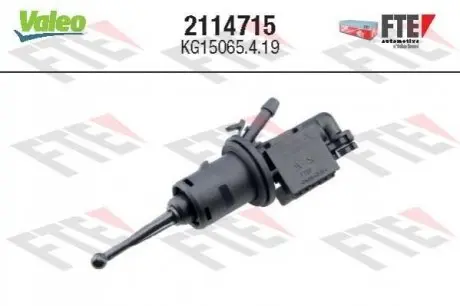Головний циліндр зчеплення (15,87/16мм) AUDI Q3 SEAT ALHAMBRA VW CC B7, PASSAT ALLTRACK B7, PASSAT B6, PASSAT B7, SHARAN, TIGUAN 1.4-2.0D 03.05-04.24 Valeo 2114715 Купити в Україні