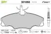 Колодки гальмівні (передні) Peugeot 406 95-04 (+датчик) Valeo (301068) зображення 1