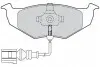 Колодки гальмівні (передні) Skoda Fabia 99-14/VW Polo IV 02-10 (+датчик) Valeo (301805) зображення 2