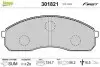 Колодки гальмівні (передні) Kia Carnival -06/K2500/Pregio 2.5-2.9 97 Valeo (301821) зображення 1