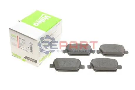 Колодки гальмівні (задні) Ford Focus/Galaxy/Mondeo/S-Max/Kuga 05-15/Volvo S80/V70/XC70 06-16 Valeo 301935